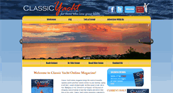 Desktop Screenshot of classicyachtmag.com