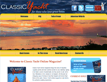 Tablet Screenshot of classicyachtmag.com